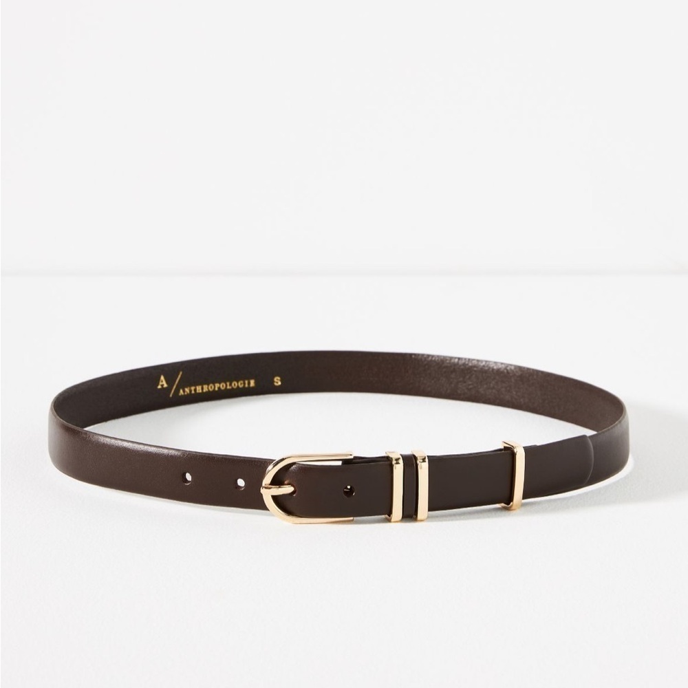 Anthropologie Basic Keeper Brown Belt